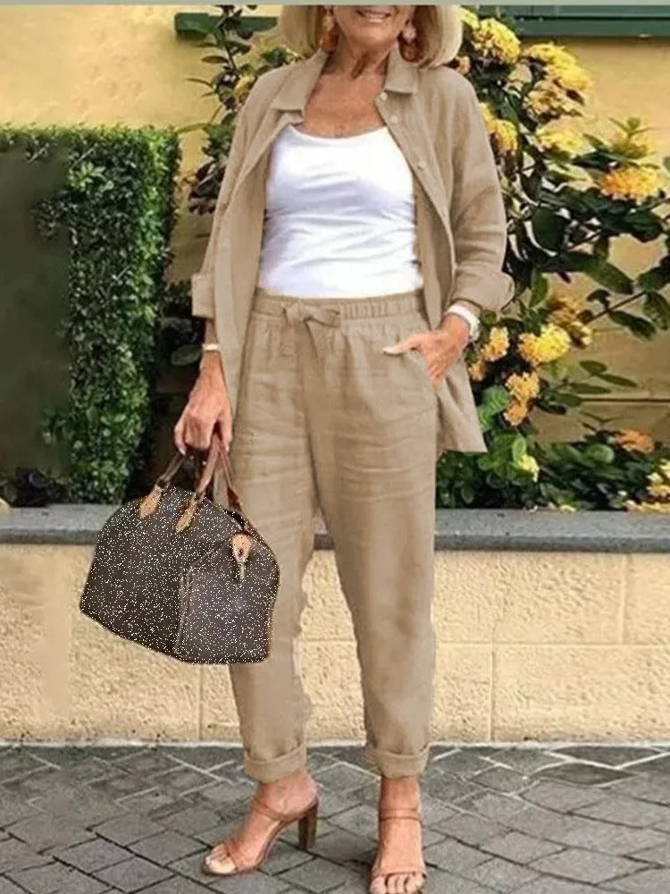 Inez™ | camicia a maniche lunghe e set in broccato