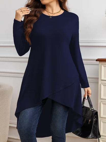 Arelivine - Elegante T-shirt a maniche lunghe