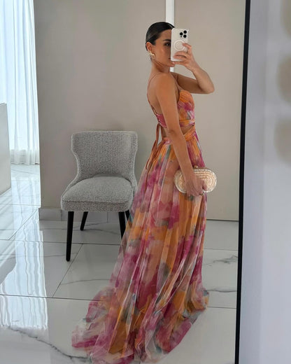 Giselle™ | Incantevole Maxi-abito con Stampa Floreale