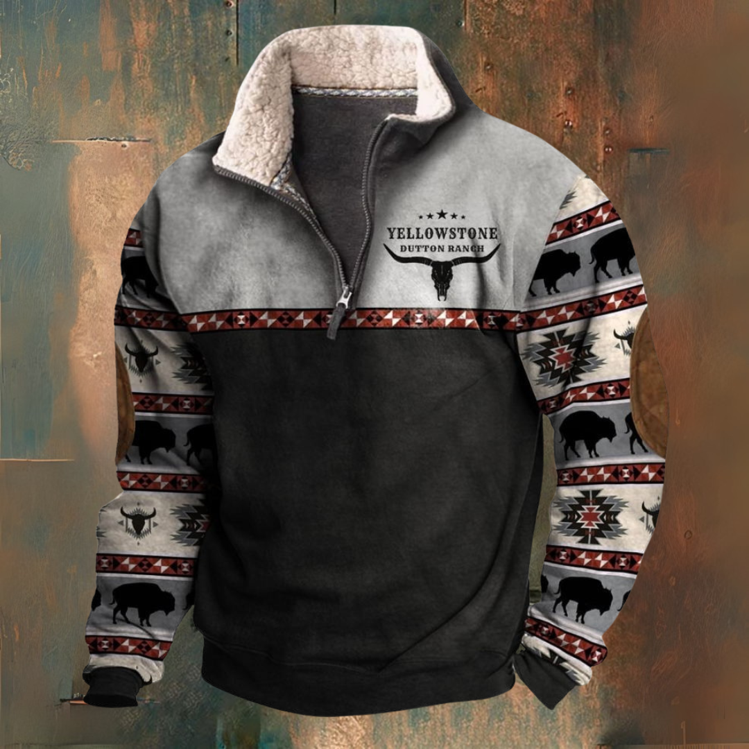 Veldtocht – Fleecejack con mezza zip Autunno/Inverno