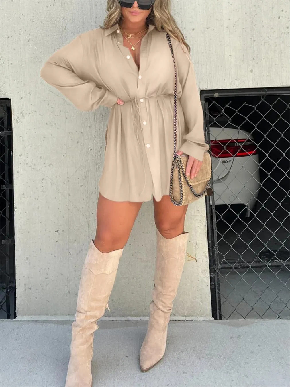 Marlies™ | Abito romper in satin alla moda