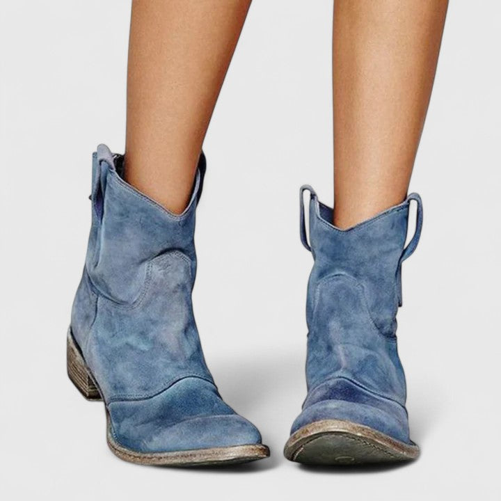 FLEUR – STIVALETTO WESTERN DISTRESSED