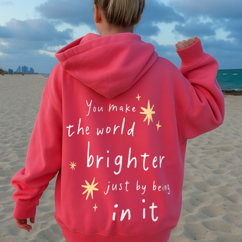 Isla Hoodie - Rendi il Mondo più Luminoso semplicemente essendoci!