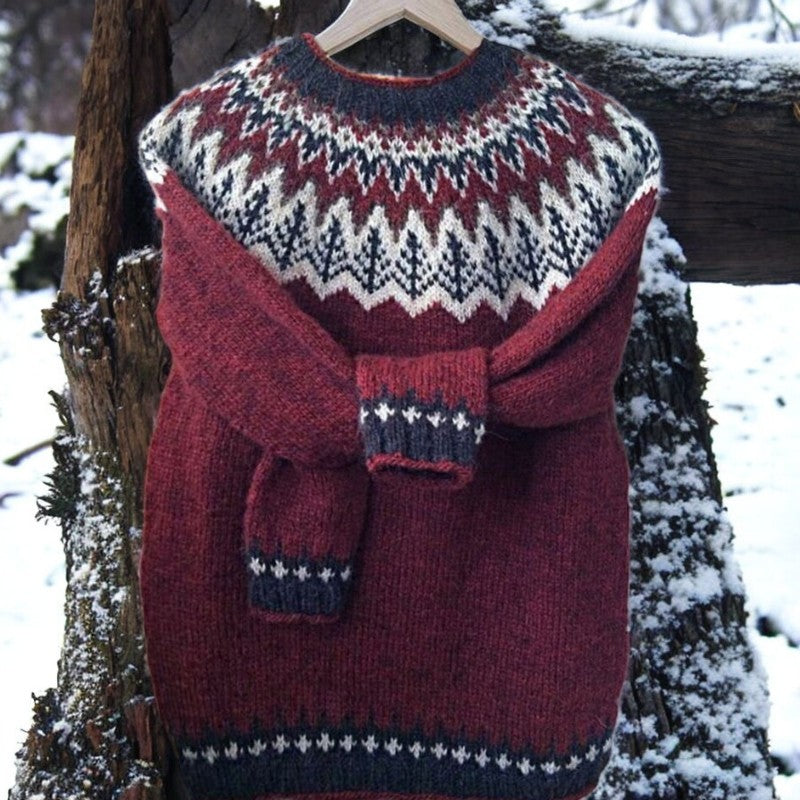 Geertruida™ | Maglione jacquard