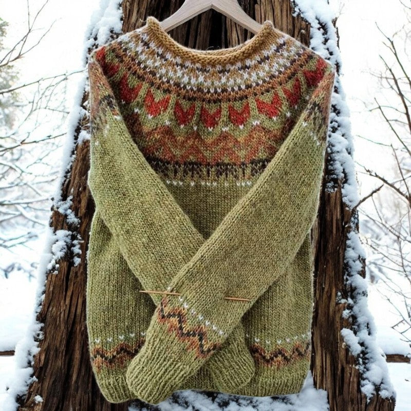 Bertha | Maglione vintage in jacquard