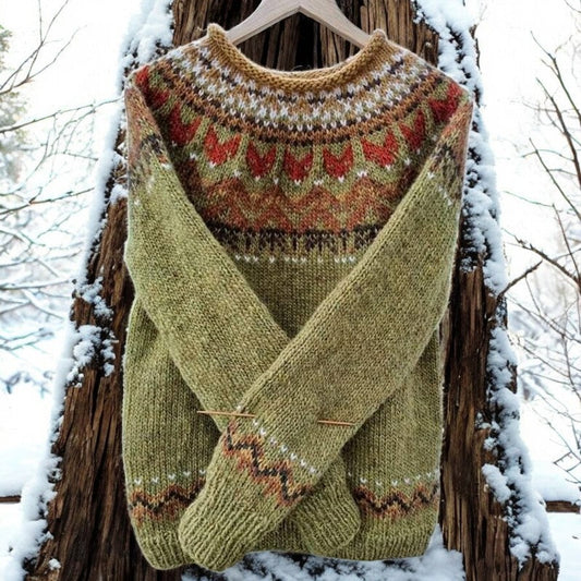 Bertha | Maglione vintage in jacquard