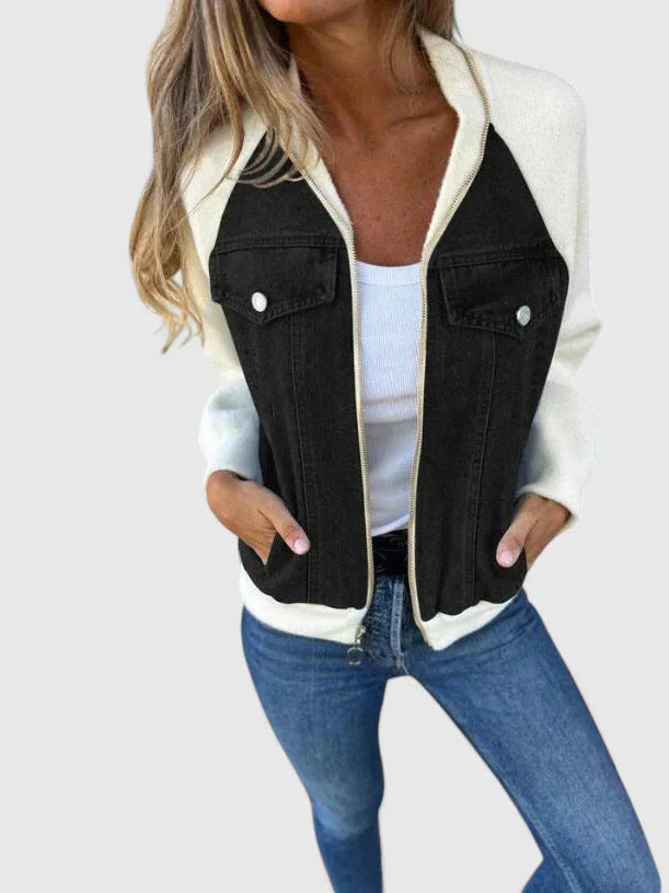 KIARA – GIACCA DENIM CASUAL CHIC