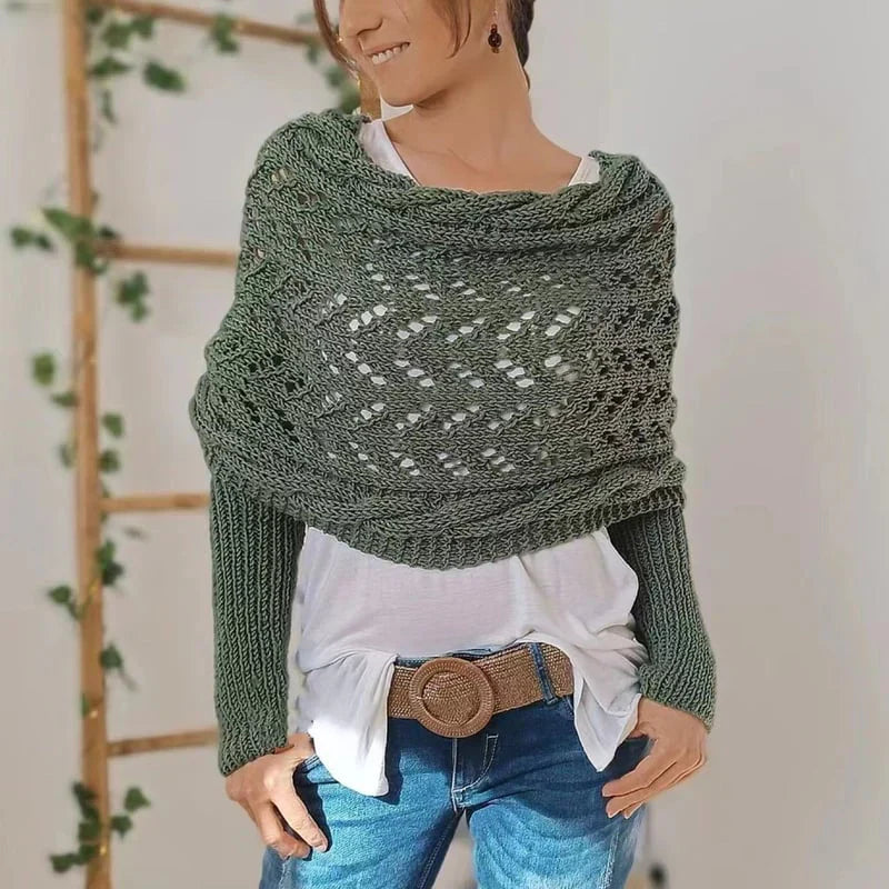 ROSA – ELEGANTE SHRUG IN MAGLIA