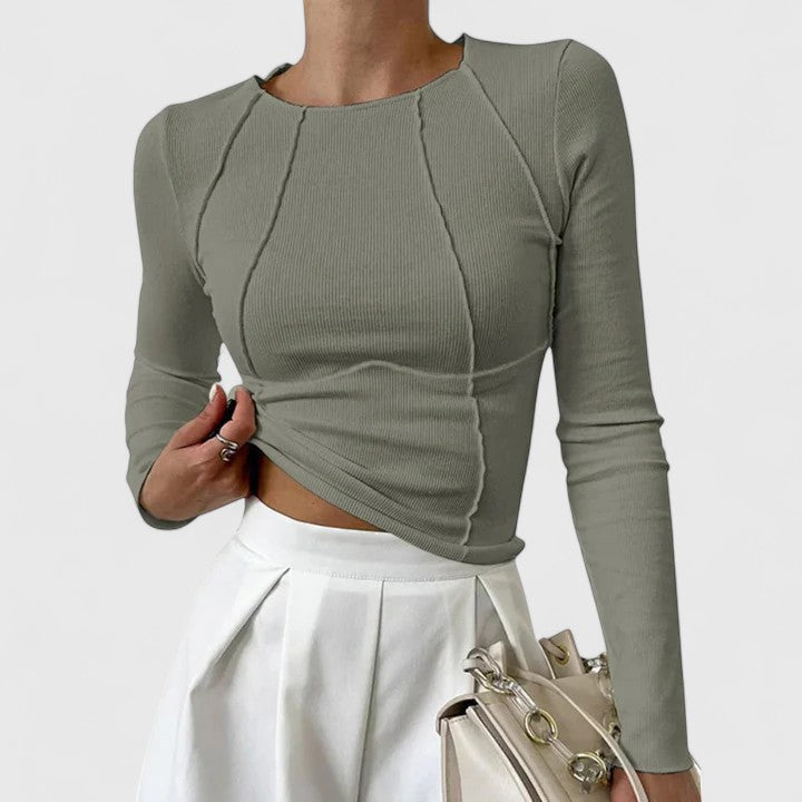 MYRA – TOP A MANICHE LUNGHE MODERNO