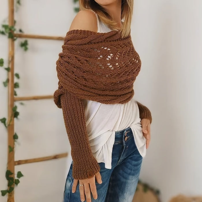 ROSA – ELEGANTE SHRUG IN MAGLIA