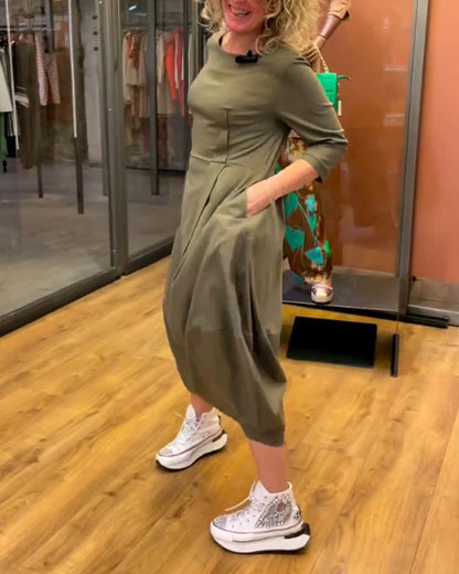 EVAGELINE – ABITO LOOSE-FIT ELEGANTE