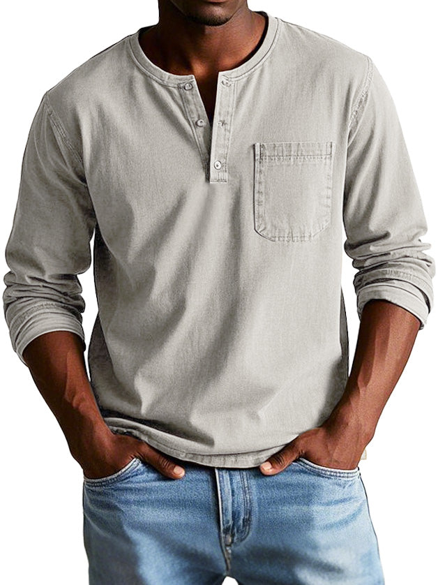 Marcel™ | Camicia Vintage con Maniche Lunghe