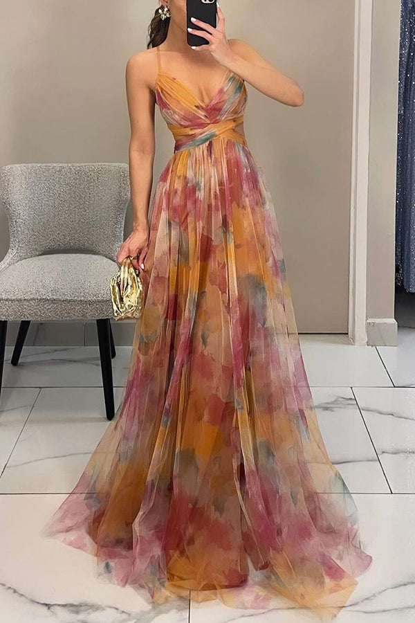 Giselle™ | Incantevole Maxi-abito con Stampa Floreale