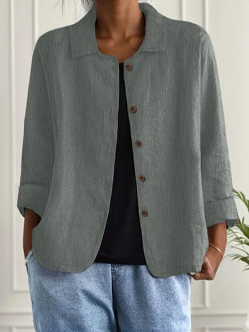 KENDRA – BLOUSE-CASUAL CON CHIUSURA A BOTTONI