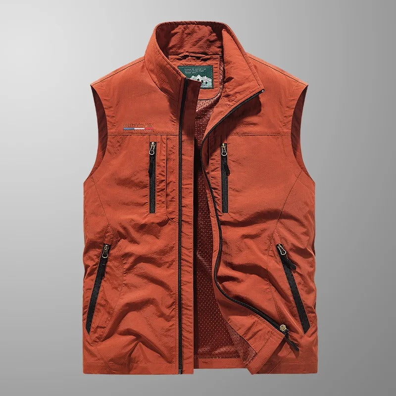 Finn™ | Gilet cargo traspirante con più tasche