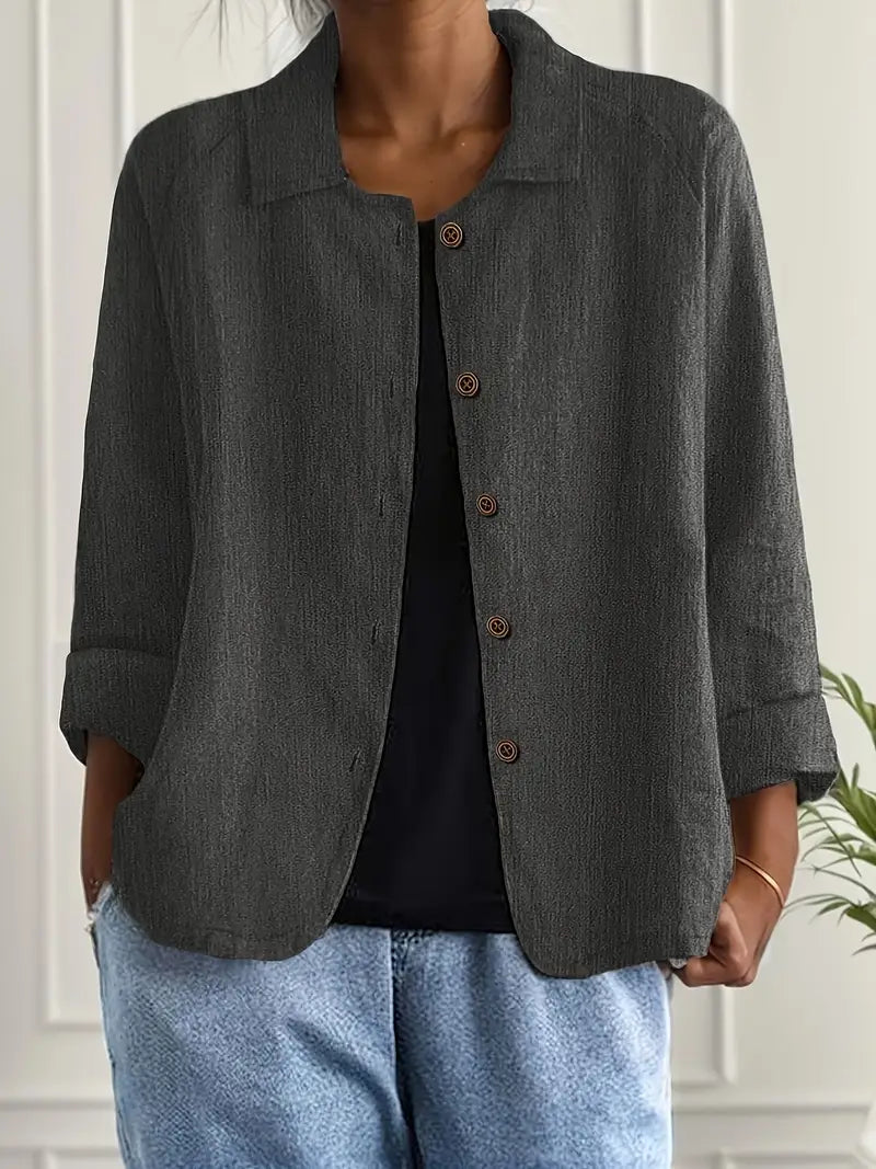 KENDRA – BLOUSE-CASUAL CON CHIUSURA A BOTTONI