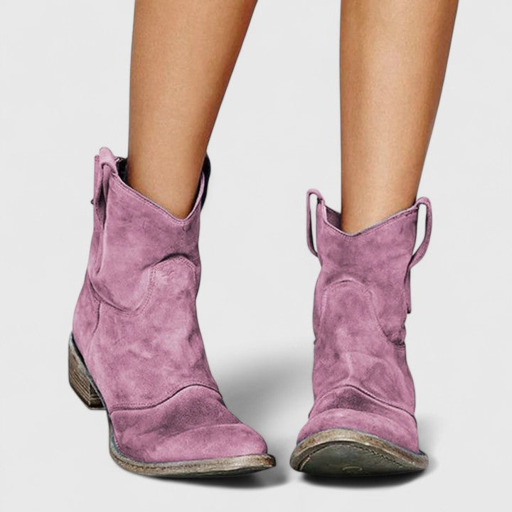 FLEUR – STIVALETTO WESTERN DISTRESSED