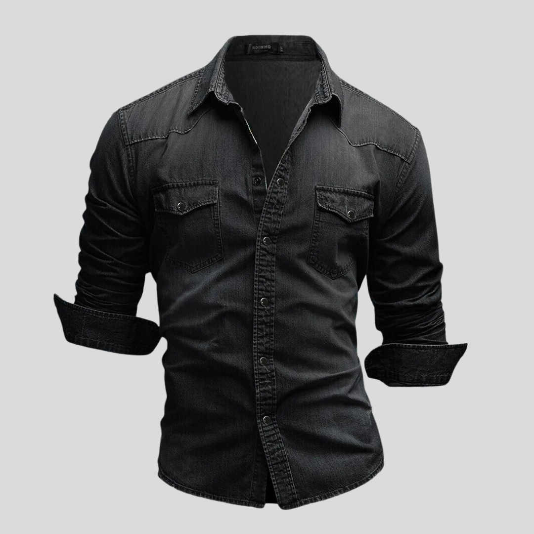 Sem™ | Camicia in Denim Slim Fit per Uomo