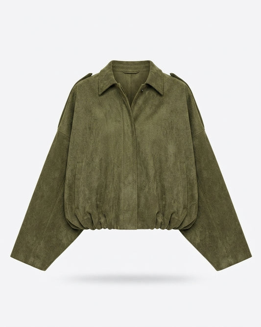 GIACCA BOMBER SCAMOSCIATA DA DONNA
