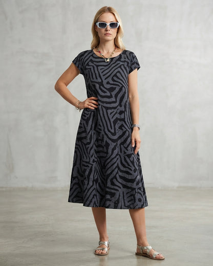 ABITO ESTIVO STAMPA ZEBRA DA DONNA