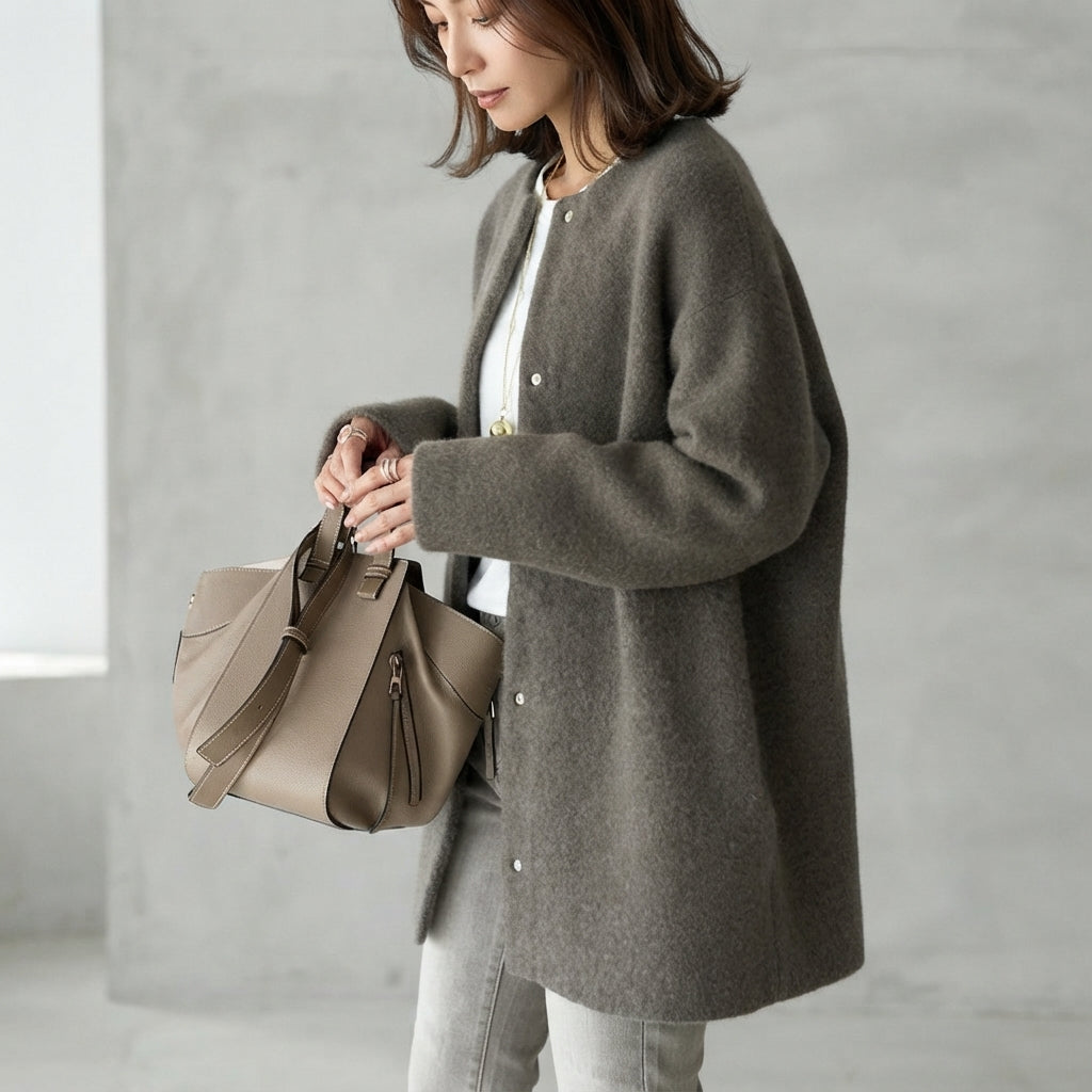 GIACCA CLASSICA CON BOTTONI DA DONNA