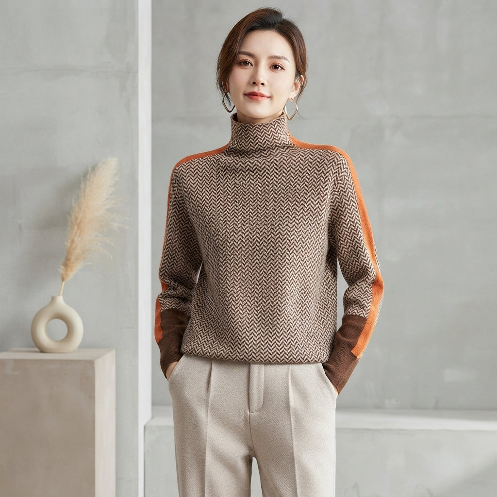 MAGLIONE A RIGHE DA DONNA