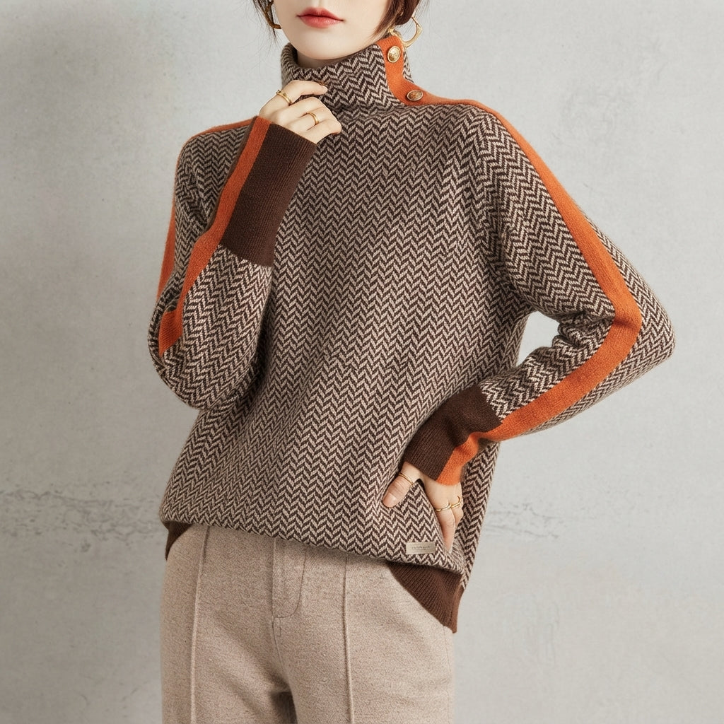 MAGLIONE A RIGHE DA DONNA