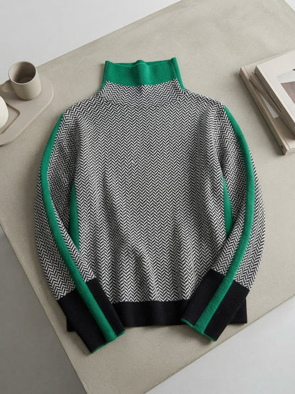 MAGLIONE A RIGHE DA DONNA