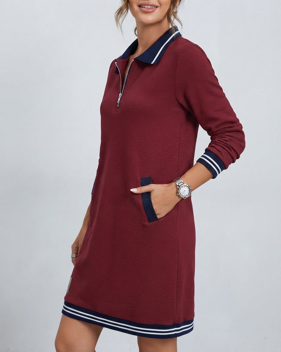 ABITO SPORTIVO CON ZIP DA DONNA