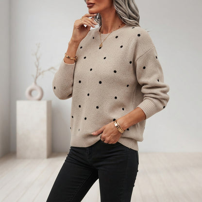 MAGLIONE A RIGHE VERDE DA DONNA