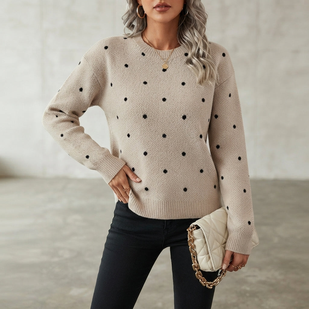 MAGLIONE A RIGHE VERDE DA DONNA