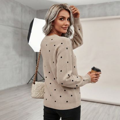 MAGLIONE A RIGHE VERDE DA DONNA