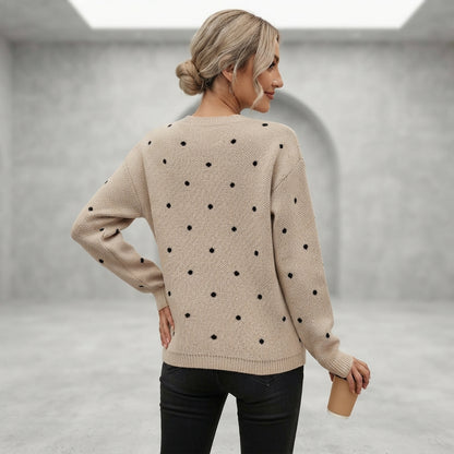 MAGLIONE A RIGHE VERDE DA DONNA