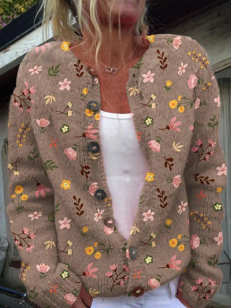 Irma | Maglione con motivo floreale