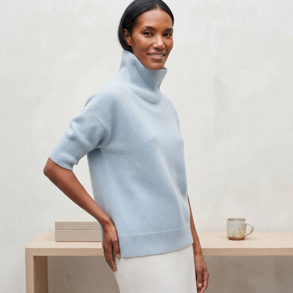 MAGLIONE COLLO ALTO DA DONNA