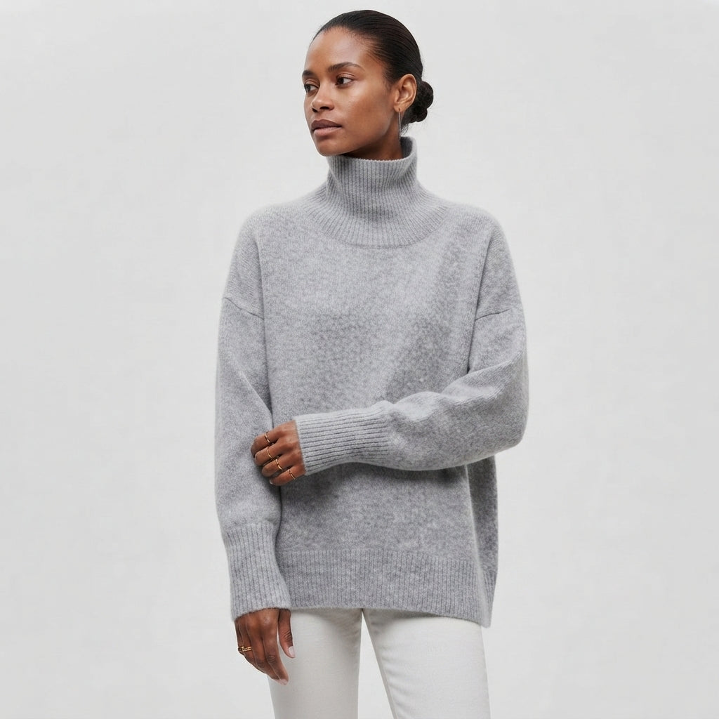 MAGLIONE COLLO ALTO DA DONNA