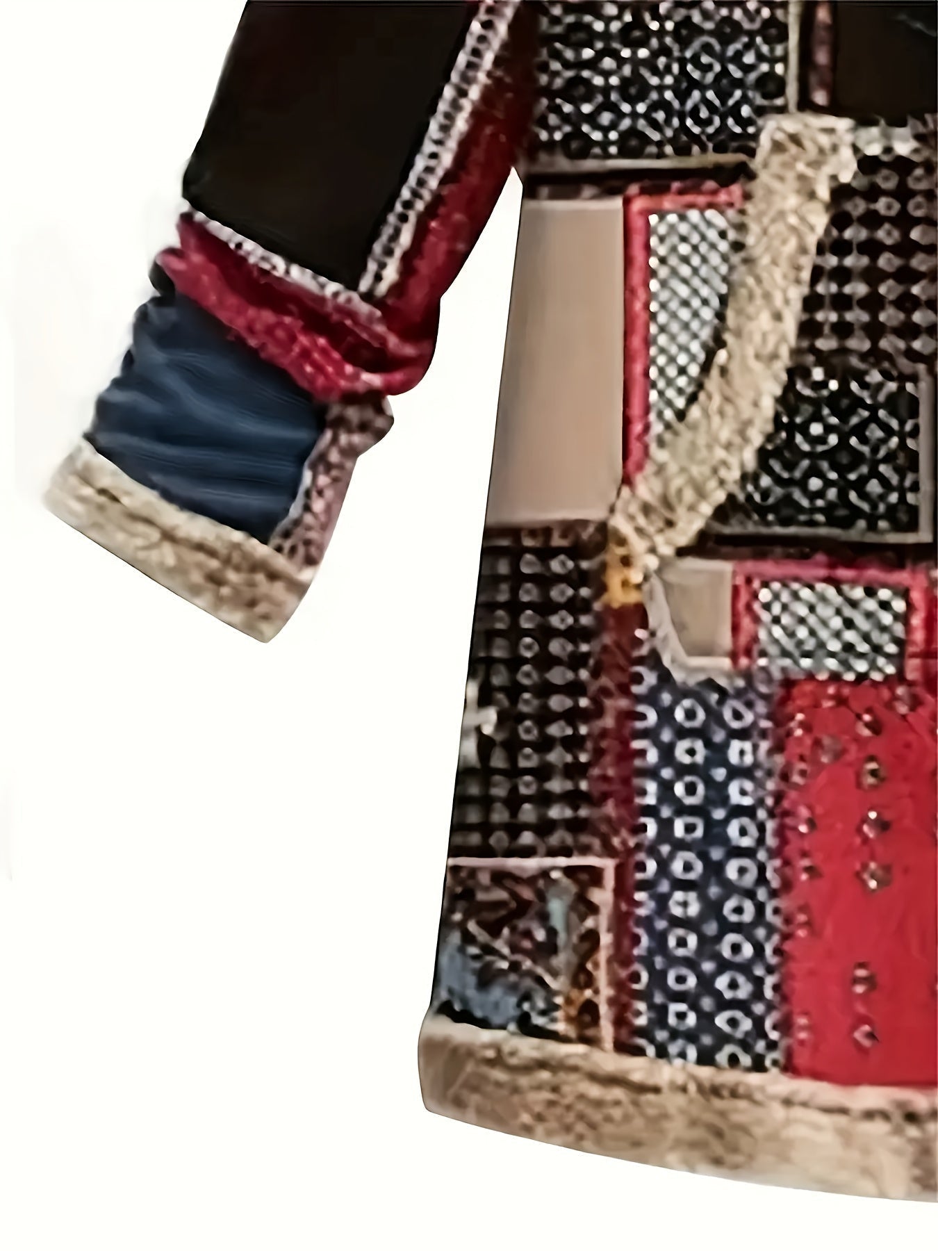 FIONA – GIACCA PATCHWORK CON CAPPUCCIO
