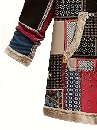 FIONA – GIACCA PATCHWORK CON CAPPUCCIO