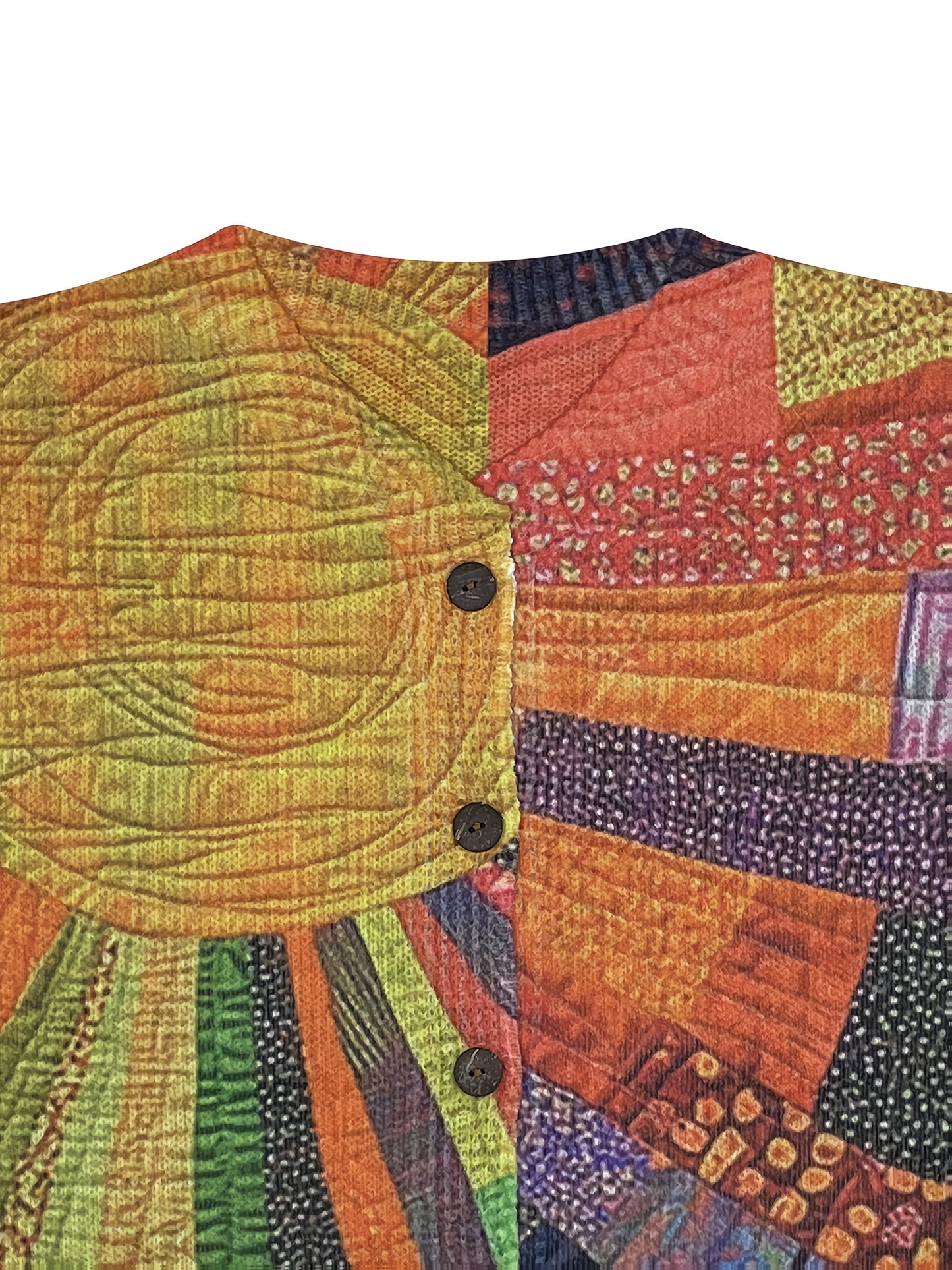 ZOE - GILET ARTIGIANALE PATCHWORK