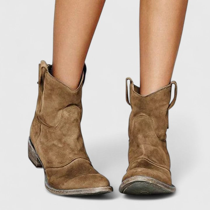 FLEUR – STIVALETTO WESTERN DISTRESSED
