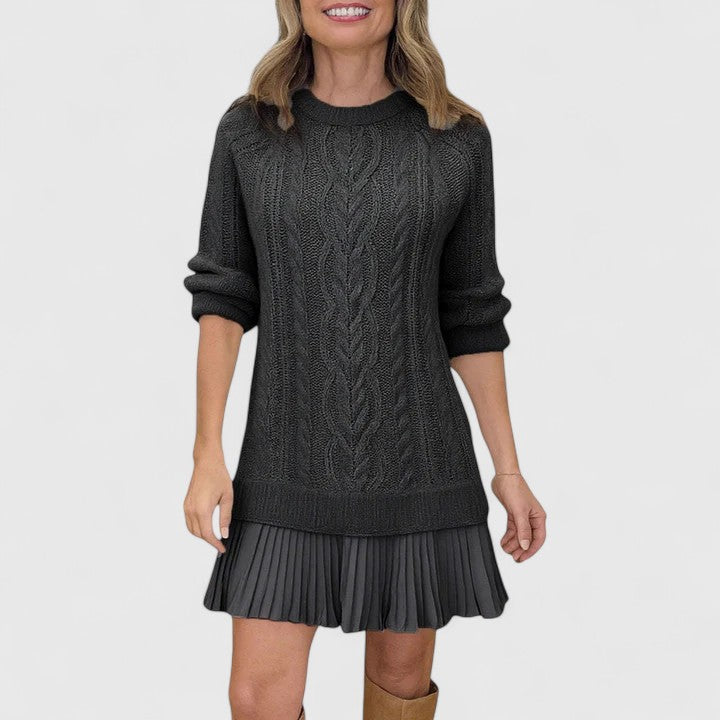 JULIA – ABITO A MAGLIA A TRECCE