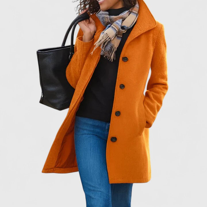 AURORA – PEACOAT IN LANA MISTA TIMELESS