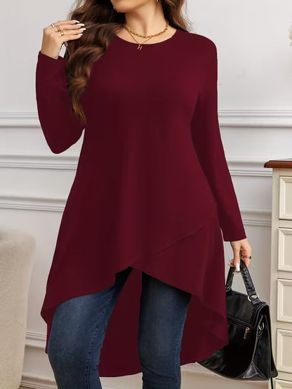 Arelivine - Elegante T-shirt a maniche lunghe