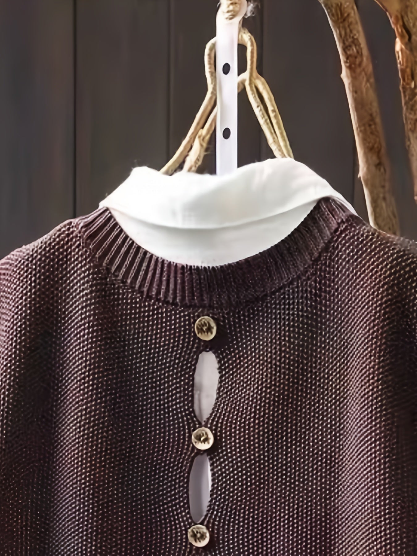 TATIANA – MAGLIONE CON DETTAGLI SUL RETRO