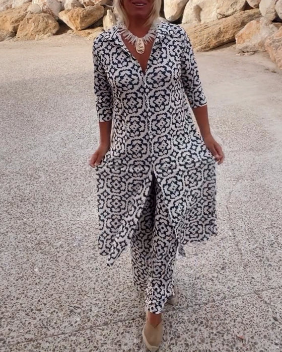 NAOMI – SET MONOCROMATICO CHIC IN DUE PEZZI