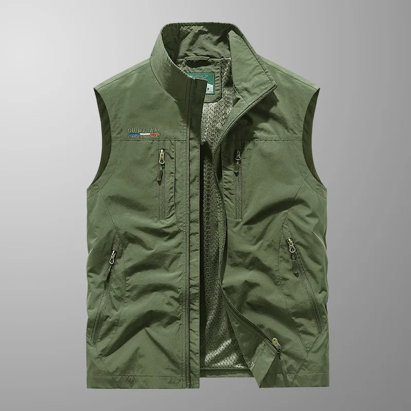 Finn™ | Gilet cargo traspirante con più tasche
