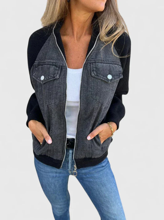 KIARA – GIACCA DENIM CASUAL CHIC