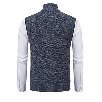 Bremer™ | Gilet in fleece lavorato a maglia senza maniche