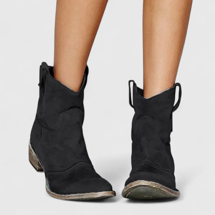 FLEUR – STIVALETTO WESTERN DISTRESSED