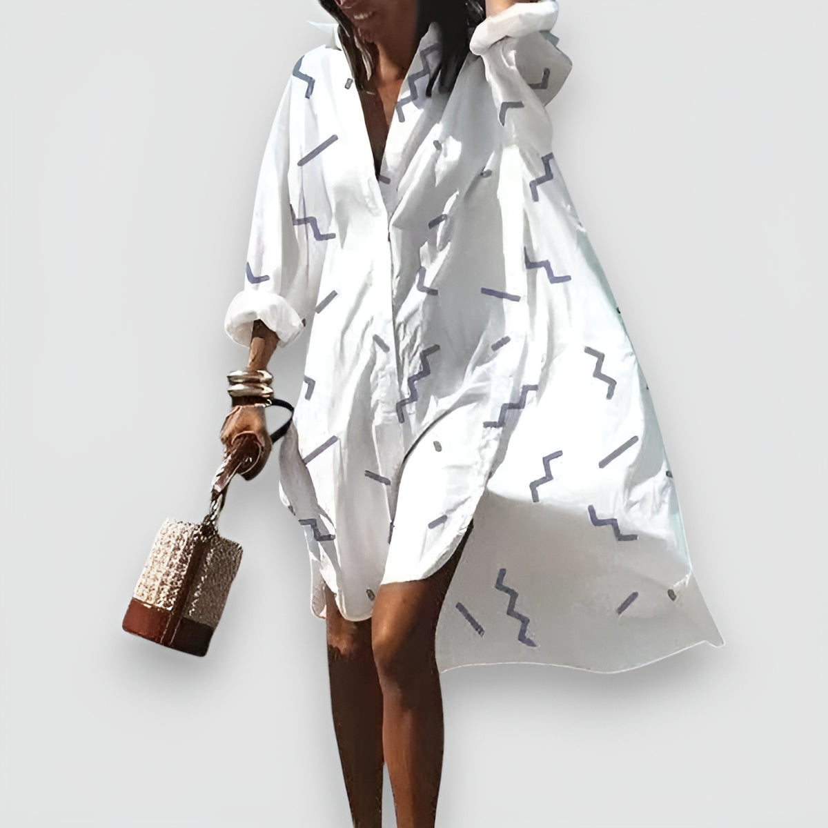 Bianco/ondulato / 2XL